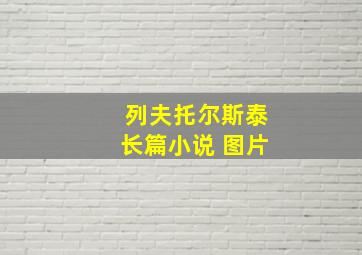 列夫托尔斯泰长篇小说 图片